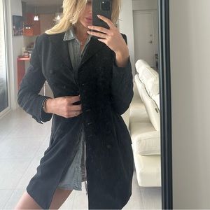 Dolce & Gabbana black long coat 🖤😍